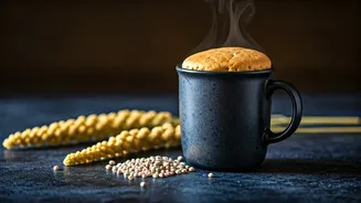 Craving Late Night Snacks? Try 1 Minute Millet Mug Cakes