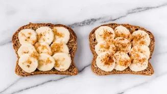 Quick and easy: Cinnamon banana toast