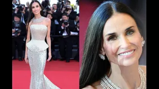 Demi Moore And Her Diamonds Dazzle On The 79th Annual Cannes Film Festival Red Carpet