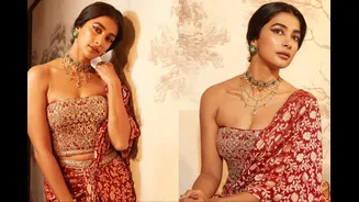 Pooja Hegde Gives The Benarasi Brocade A Regal Twist; Says, ‘Feeling Like A Princess’