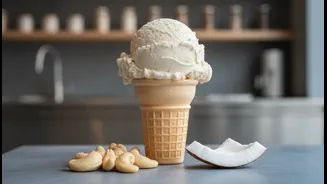 How cashew and coconut milk bases enhance vegan options at urban artisanal gelaterias