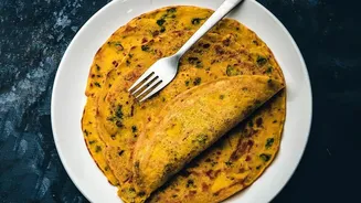 The Breakfast Combo Brings Besan, Syrup and Spice Together