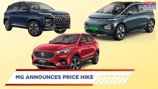 MG Hector Facelift, Windsor EV, And More To Get Costlier From January 2026 — Details