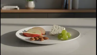 Intentional Snacking Begins With Putting Food On A Plate