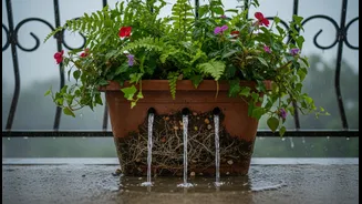 Balcony Gardens Need Drainage More Than Extra Fertiliser During Monsoon