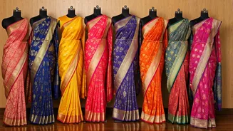 Pooja Hegde's 10 Sarees: A Chhath Puja Style Guide