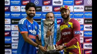 Top 3 batters in IND vs WI T20I series