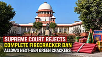 Supreme Court Rejects Complete Firecracker Ban, Allows Specified Next-Gen Green Crackers