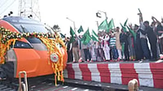 New Trains Get Grand Welcome at Stations Across Northeast Frontier Railway