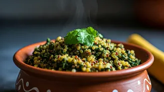 Boost Your Health: High-Protein Lal Saag Quinoa Khichdi Recipe with 25g Protein!