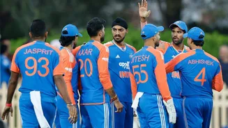 India beat Australia, record highest successful run-chase in Hobart (T20Is)