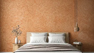 Natural Terracotta Accent Walls Are Replacing Boring Bedroom Wallpapers Quickly