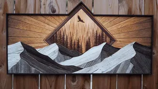 Transform your home with reclaimed woodworking art