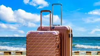 Packing for humid beach getaways becomes easier with space saving vacuum compression pouches