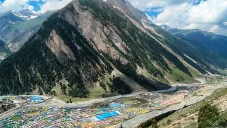 Pilgrims numbering 926 depart Bhagwati Nagar Jammu for Amarnath shrine