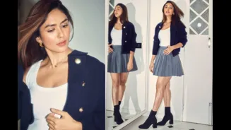 Mrunal Thakur Channels Effortless Parisian Chic At Lollapalooza India In Sandro Paris