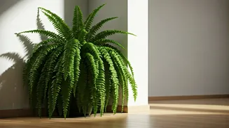 Boston Ferns Turn Corners Into Pet-Safe Jungles
