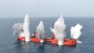Ship Fires Off Yemen After Projectile Hit