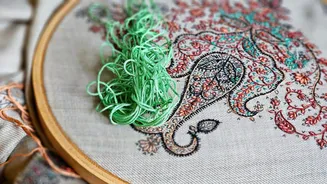 Want a therapeutic hobby? Try embroidery