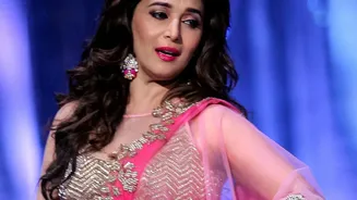 Styling Madhuri Dixit Sarees: How Madhuri Dixit Brings Colour to Navratri Saree Fashion