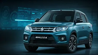 2026 Brezza Facelift: Emission Tests Hint at Turbo Petrol, New Gearbox & Bigger Screen!