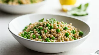 Lemony Farro-Vegetable Salad: A Hearty & Nutritious Vegetarian Delight
