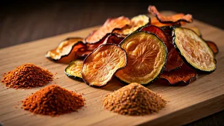 Toss Regional Spice Rubs On Air Fryer Veggie Chips Tonight