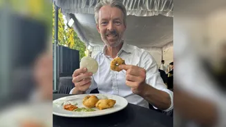 Australia's Deputy High Commissioner Nick McCaffrey Enjoys Idlis & Medu Vada Combo; Playfully Teases Debate Between Two Iconic South Indian Dishes