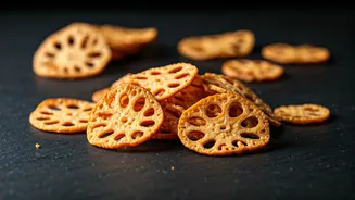 Ditch Regular Wafers For These Crispy Lotus Stem Healthy Chips