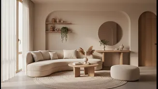 A Small Flat Benefits From Rounded Edges, Not Necessarily Oversized Forms
