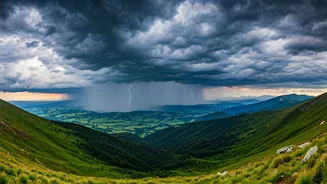 Travellers Want Green Views And Cloud Drama