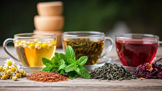 5 Herbal Teas for Glowing Skin & Hair Growth