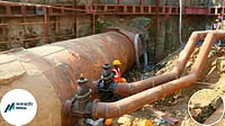 Mumbai Infra News: Metro Line 7A Gets Major Push As MMRDA Diverts 2,400-mm Upper Vaitarana Water Line