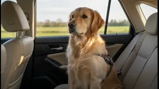 Waiting in the Car May Suit Some Pets and Weather Conditions