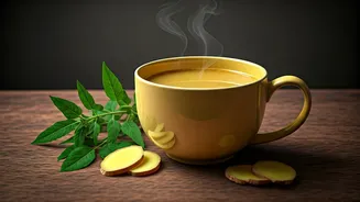 Sleep Like a Baby With This Tulsi Ginger Concoction