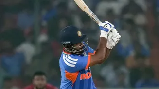 IND vs WI: Sanju Samson joins Elite List after Six-Hitting Spree in Hyderabad