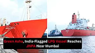Green Asha, India-Flagged LPG Vessel Reaches JNPA Near Mumbai After Crossing Strait Of Hormuz Amid West Asia Tensions
