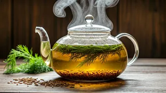 Slow Steeped Cumin Fennel Tea Comfortably Tackles Seasonal Stomach Bloating