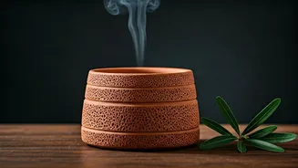 Layer Terracotta Diffusers With Sandalwood Oil To Purify Air