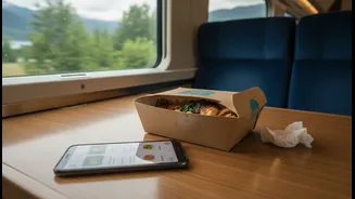 Food Safety on Long Train Rides: The Case for More Attention to App Orders