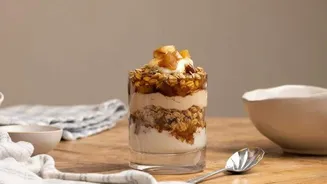 Craving apple crumble? Make this easy parfait