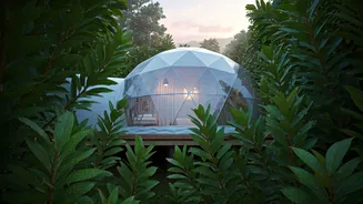 Misty Chikmagalur Spice Plantations Host Elite Romantic Geodesic Glamping Cabins