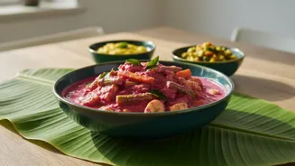 Onam 2026: Add a Pink Beetroot Avial to the Sadhya