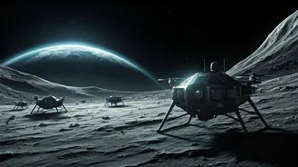 NASA's MoonFall: Swarming Drones to Pioneer Lunar South Pole Exploration