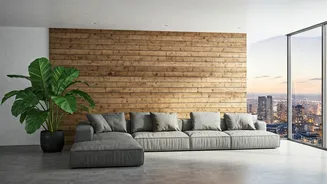 Earthy Wood Elements Bring Raw Nature Inside Modern Penthouses