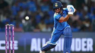 Harmanpreet Kaur slams third 50-plus score in WODI WC knockouts