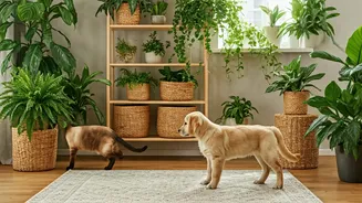 Cats And Dogs Make Green Decor Complicated