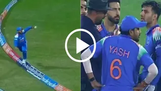 WATCH: Controversy erupts in IND A vs PAK A Rising Asia Cup match after umpire rules out Nehal Wadhera-Naman Dhir relay catch