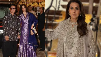 Aamir Khan, Gauri Spratt celebrate first Karwa Chauth after wedding – See pics