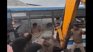 17 Dead, Many Injured After RTC Bus Collides With Truck In Telangana's Rangareddy